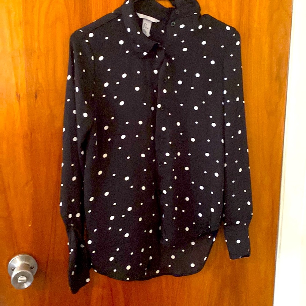 H&M polka dot shirt